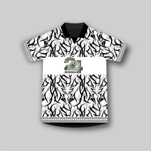 Custom White and Ash Polo – Branded Edition