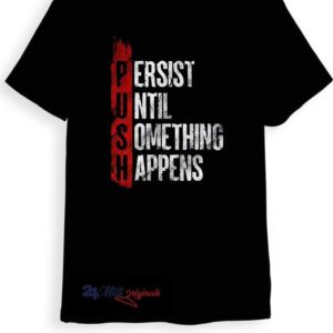 Black Polo – “PUSH” Edition (Persist Until Something Happens)